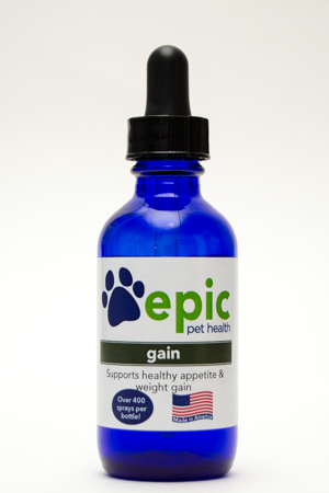 Gain - stimulates healthy appetite in sick or old pets