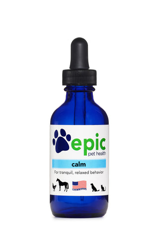 Calm - for relaxed behavior before travel, vet visits, nail trims, thunderstorms and stressful situations