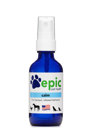 Calm - for relaxed behavior before travel, vet visits, nail trims, thunderstorms and stressful situations