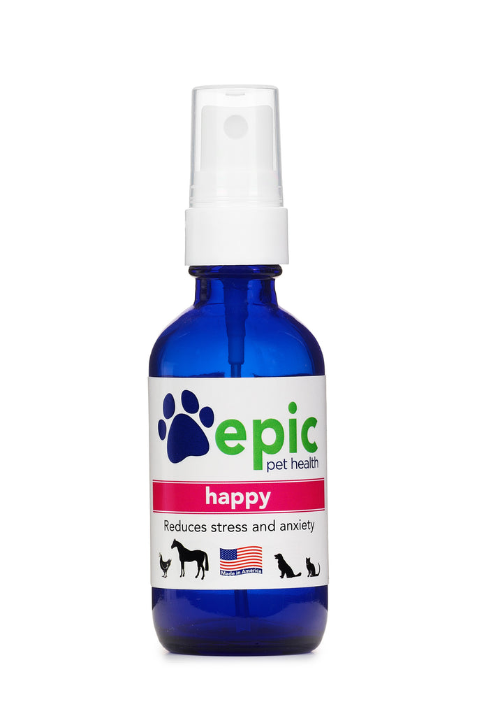 Happy - reduces stress and anxiety in dogs and cats