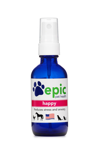 Happy - reduces stress and anxiety in dogs and cats