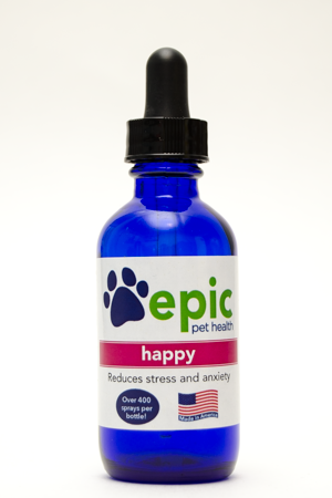 Happy - reduces stress and anxiety in dogs and cats