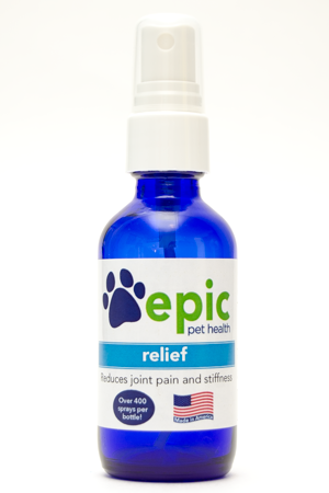 Relief Natural Pet Remedy helps relax muscle and joint pain in dogs, cats, horses and all animals. It also reduces back and neck pain due to arthritis or injuries. This supplement was created by a pet parent to help her dog manage his arthritis pain. The sprays are easy to.use by spraying on body, food & water.